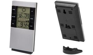 Bradas Multifunktions-Wetterstation, silber/schwarz