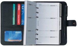 bind Terminplaner Modell 17501, A7, Kalender 2026, schwarz