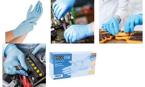 HYGOSTAR Nitril-Handschuh Extra Safe, XL, blau, puderfrei