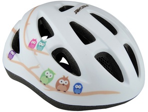 FISCHER Kinder-Fahrrad-Helm "Eule", Größe: XS/S