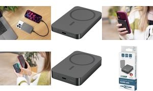 ANSMANN MagSafe Powerbank PB115PD, 5.000 mAh, anthrazit