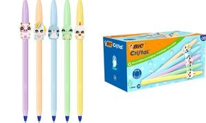 BIC Kugelschreiber Cristal Pastel Figurines, 20er Kartonbox
