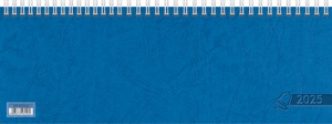 Glocken Tischkalender "Querterminbuch", 2025, blau