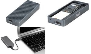 DIGITUS USB-Festplattengehäuse, SSD, extern, NVMe, 20 Gbps