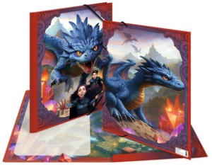 HERMA Eckspannermappe "Dragon", Karton, DIN A3