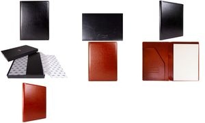 multo Schreibmappe "Hannibal", A4, Kunstleder, cognacfarben