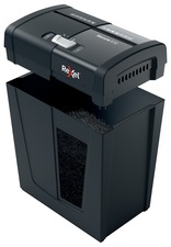 REXEL Aktenvernichter Secure X10, Partikel 4 x 40 mm,schwarz