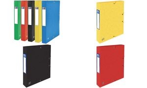 Oxford Sammelbox Top File+, 40 mm, DIN A4, farbig sortiert