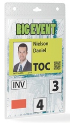 DURABLE Event-Namensschild, PP, DIN A6, Hochformat