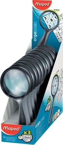 Maped Lupe mit Griff, rund, Durchmesser: 75 mm, 10er Display