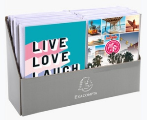 EXACOMPTA Einsteckalbum Fantaisie, 120 x 160 mm, im Display