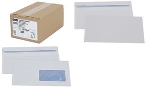 GPV Briefumschläge, C5: 162 x 229 mm, weiß, mit Fenster