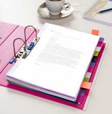 Oxford Prospekthülle, DIN A4, PP, 0,05 mm, genarbt