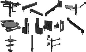 UNiLUX Monitorhalter AXIO, mit Tischklemme, schwarz