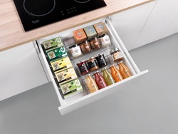 metaltex Schubladen-Gewürzregal X-Pand, silbermetallic