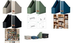 LEITZ Stehsammler-Set Puro, DIN A4, Karton, beige