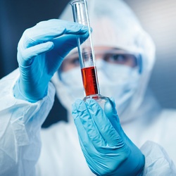 HYGOSTAR Untersuchungs-Handschuh SAFE VIRUS, L, blau