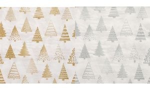 PAPSTAR Weihnachts-Motivservietten "Pine Forest", gold