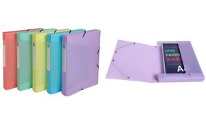 EXACOMPTA Sammelbox Chromaline Pastel, DIN A4, sortiert