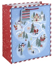 Clairefontaine Weihnachts-Geschenktüte "Nordpol", mittel