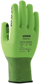 uvex Schnittschutz-Handschuh C500 dry, Gr.07, lime/anthrazit