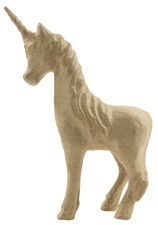 décopatch Pappmaché-Figur "Einhorn 3", 210 mm