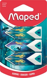 Maped Kunststoff-Radierer Pyramide DRAGON, 3er Blister