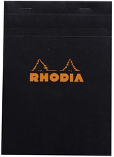 RHODIA Notizblock No. 16, DIN A5, kariert, schwarz