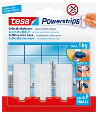 tesa Powerstrips Haken SMALL Classic, weiß