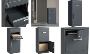 phoenix Pakettresor/Paketbox PB1121AAK, schwarz