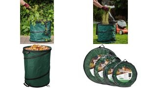 Bradas Gartensack POP UP, 120 Liter, dunkelgrün