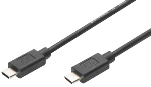 DIGITUS USB 2.0 Anschlusskabel, USB-C - USB-C Stecker, 1,0 m