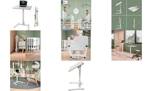 LEITZ Sitz-Steh Workstation Ergo Compact, klappbar, weiß