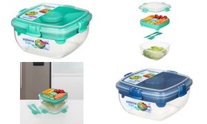 Sistema Salatbox SALAD TO GO, 1,1 Liter, farbig sortiert