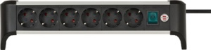 brennenstuhl Tisch-Steckdosenleiste Alu-Office-Line, 6-fach