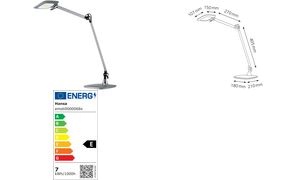 Hansa LED-Tischleuchte E-Motion, silber