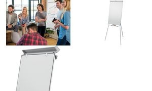 nobo Flipchart Mobil Stahl Nano Clean, magnethaftend, weiß