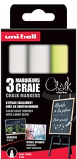 uni-ball Kreidemarker Chalk marker PWE8K/3 PF, 3er Etui