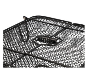 FISCHER Fahrrad-Gepäckträgerkorb PLUS Safe, schwarz