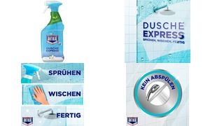 ANTIKAL Duschkabinen-Spray DUSCHE EXPRESS, 750 ml