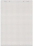 LANDRÉ Flip-Chart-Block, 20 Blatt, kariert, flach liegend