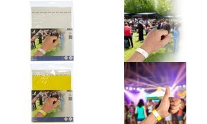 kangaro Eventbänder, 254 x 19 mm, reißfest, gelb