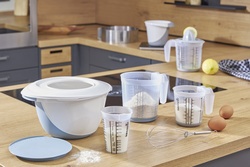keeeper messkannen-Set "matteo", PP, nordic-grey/transparent