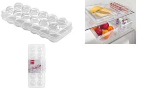 metaltex Eierbox Frigo-System, für 12 Eier, transparent
