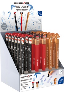 EBERHARD FABER Gelschreiber Animal Erase it! Winter, 36er