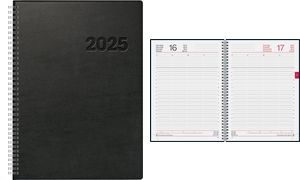 rido idé Buchkalender "Conform Wire-O", 2025, schwarz