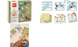 APLI kids Stickerspiel "Tiere und ihre Lebensräume"