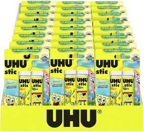 UHU Klebestift stic Spongebob, 2 x 21 g, 24er Display