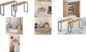 metaltex Gewürzregal York LAVA, 1 Etage, 2er Set