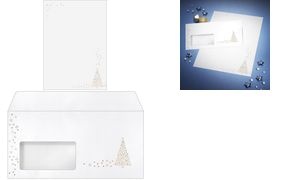 sigel Weihnachts-Motiv-Papier "Golden Tree", A4, 90 g/qm